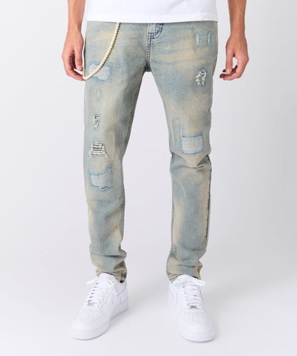 Pearls Chain Denim | Reason Clothing Recommended
