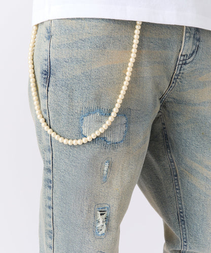 Pearls Chain Denim | Reason Clothing Recommended