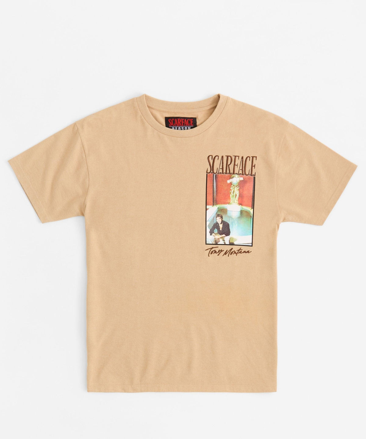 Scarface Embroidered The World Is Yours - Khaki | Reason Clothing New