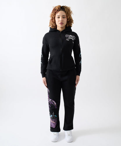 All We Ask Is Trust Applique Jogger - Black | Reason Clothing Everyday