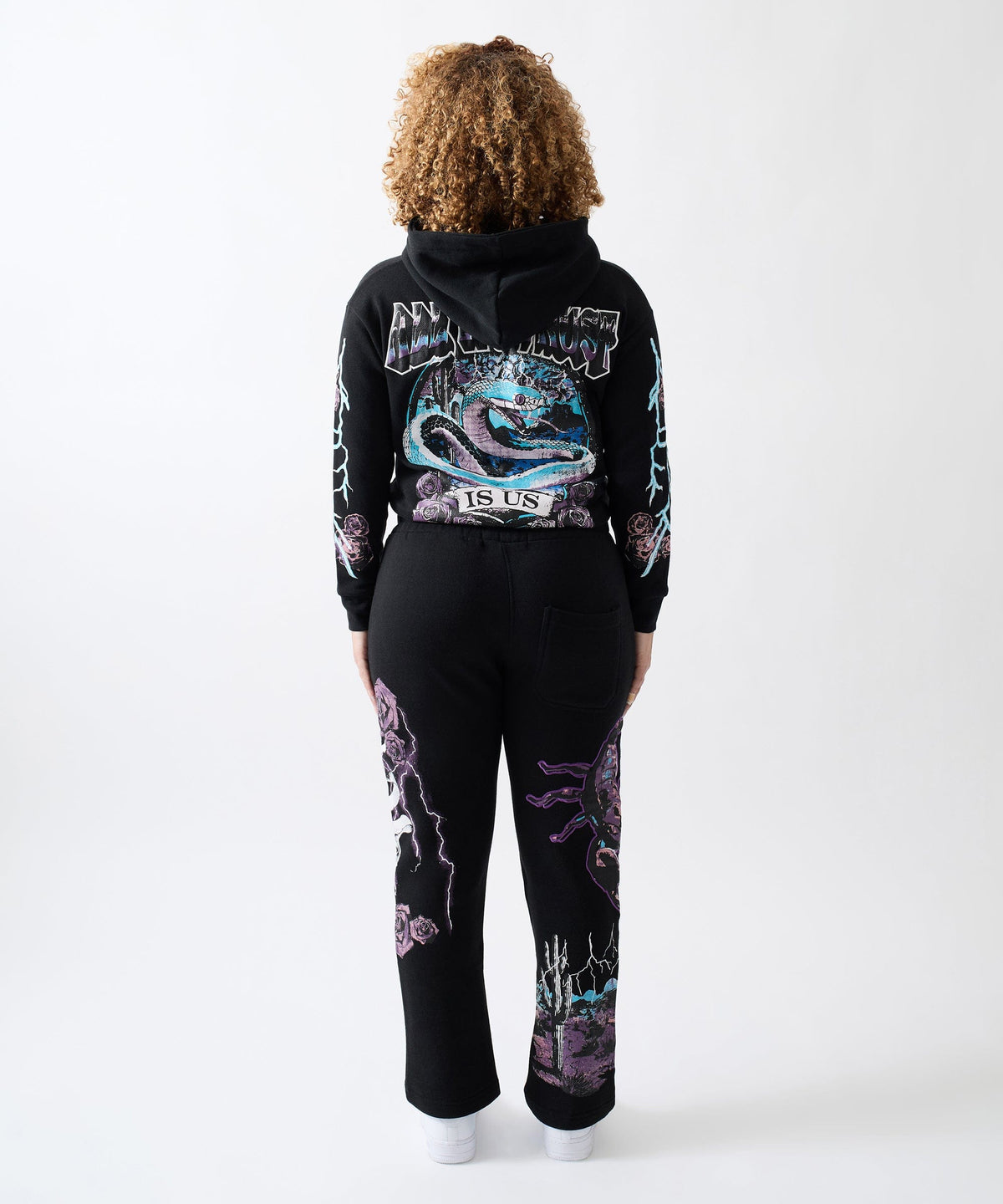 All We Ask Is Trust Applique Jogger - Black | Reason Clothing Everyday