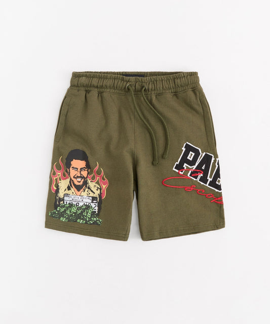 Pablo Mugshot Short - Olive Green | Reason Clothing Quality