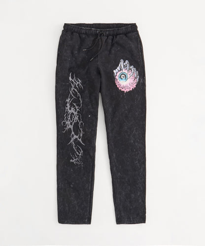 Mishka Hand Eye Washed Sweatpants - Black | Reason Clothing Everyday