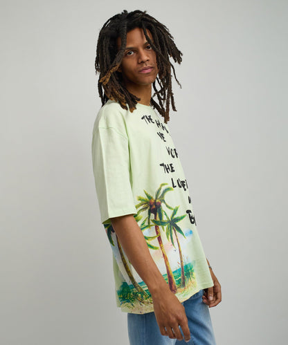 Luckier We Become Box Tee - Olive Green | Reason Clothing Top Pick