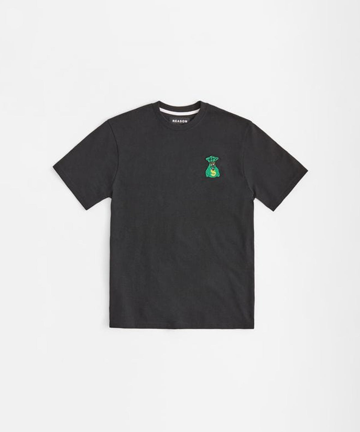 Money Bags Embroidered Short Sleeve Tee - Black | Reason Clothing Sale