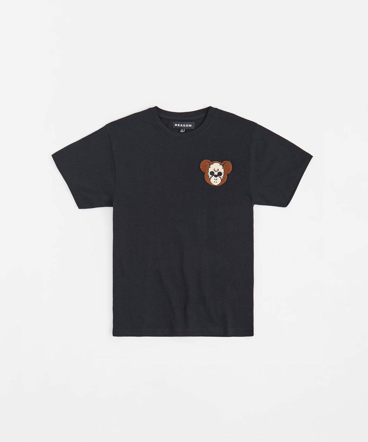 Chest Hit Embroidered Tee - Black | Reason Clothing Trusted