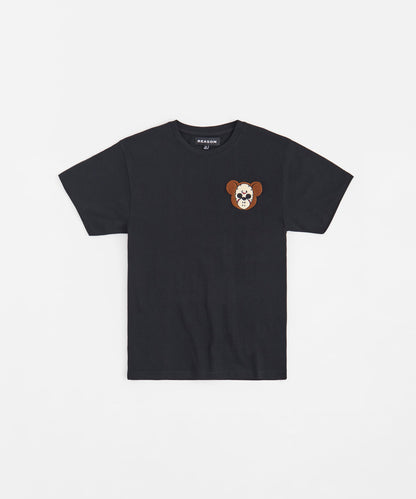 Chest Hit Embroidered Tee - Black | Reason Clothing Trusted