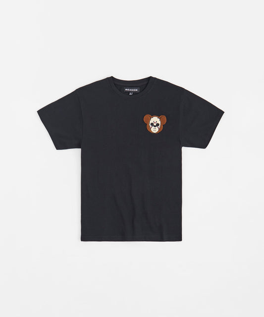 Chest Hit Embroidered Tee - Black | Reason Clothing Trusted