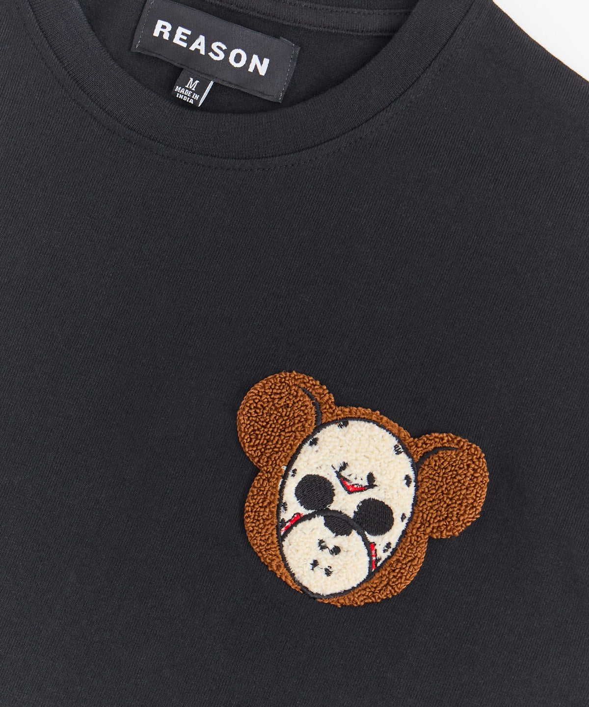 Chest Hit Embroidered Tee - Black | Reason Clothing Trusted