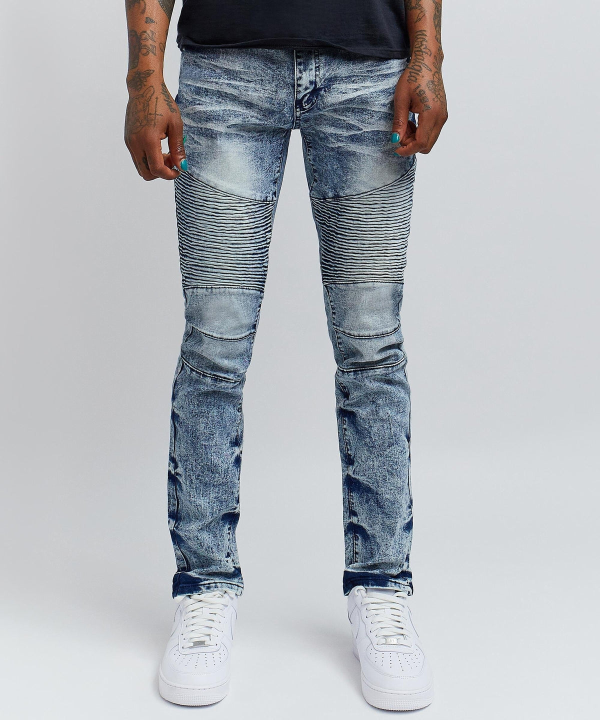 Plus Size Wright Denim Jeans - Blue | Reason Clothing Hot Sale